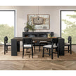 Classic Home Deaven Solid Wood Rectangle Dining Table Clearance