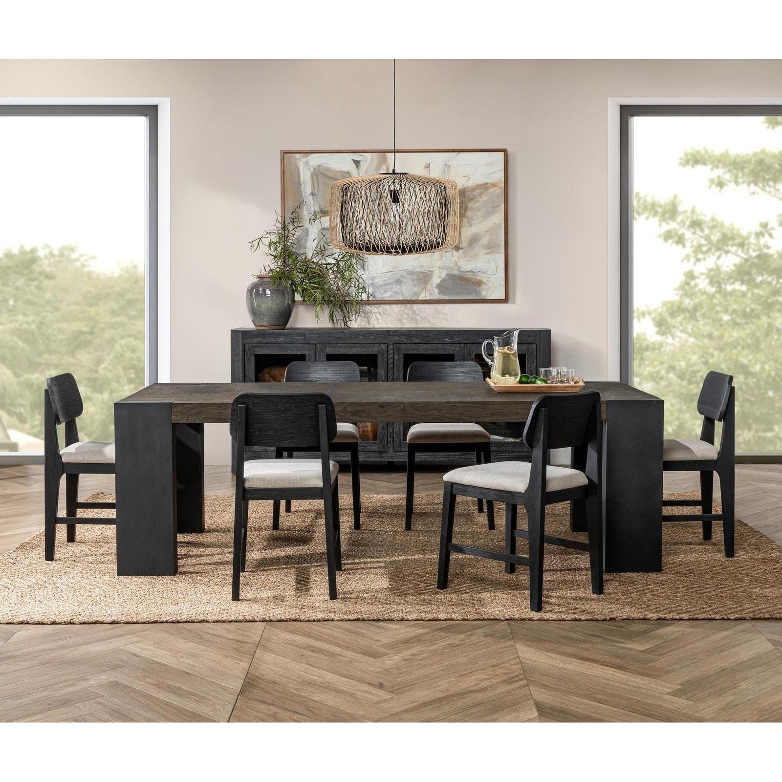 Classic Home Deaven Solid Wood Rectangle Dining Table Clearance