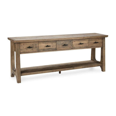 Classic Home Talladega Solid Wood Rectangle Console Table