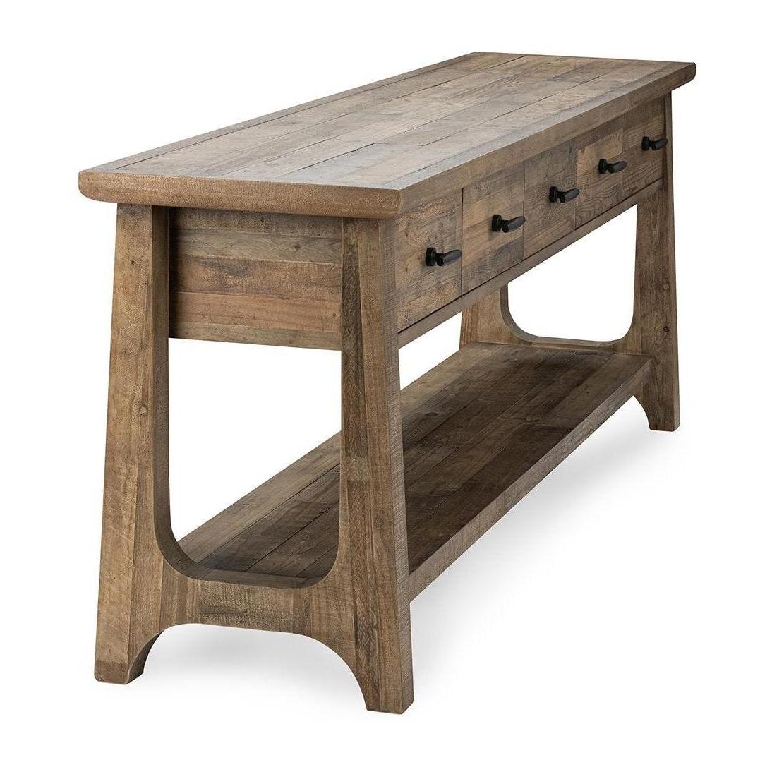 Classic Home Talladega Solid Wood Rectangle Console Table LTS