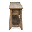 Classic Home Talladega Solid Wood Rectangle Console Table LTS