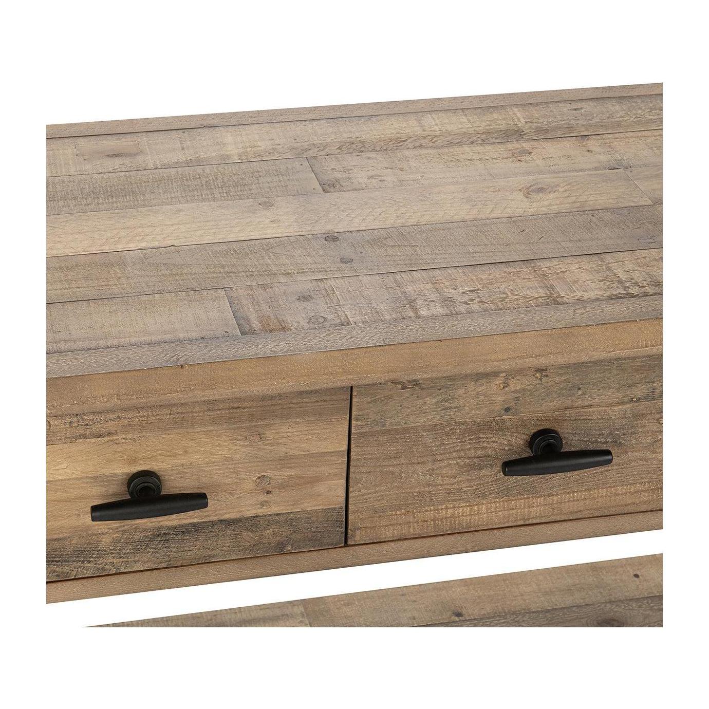 Classic Home Talladega Solid Wood Rectangle Console Table LTS