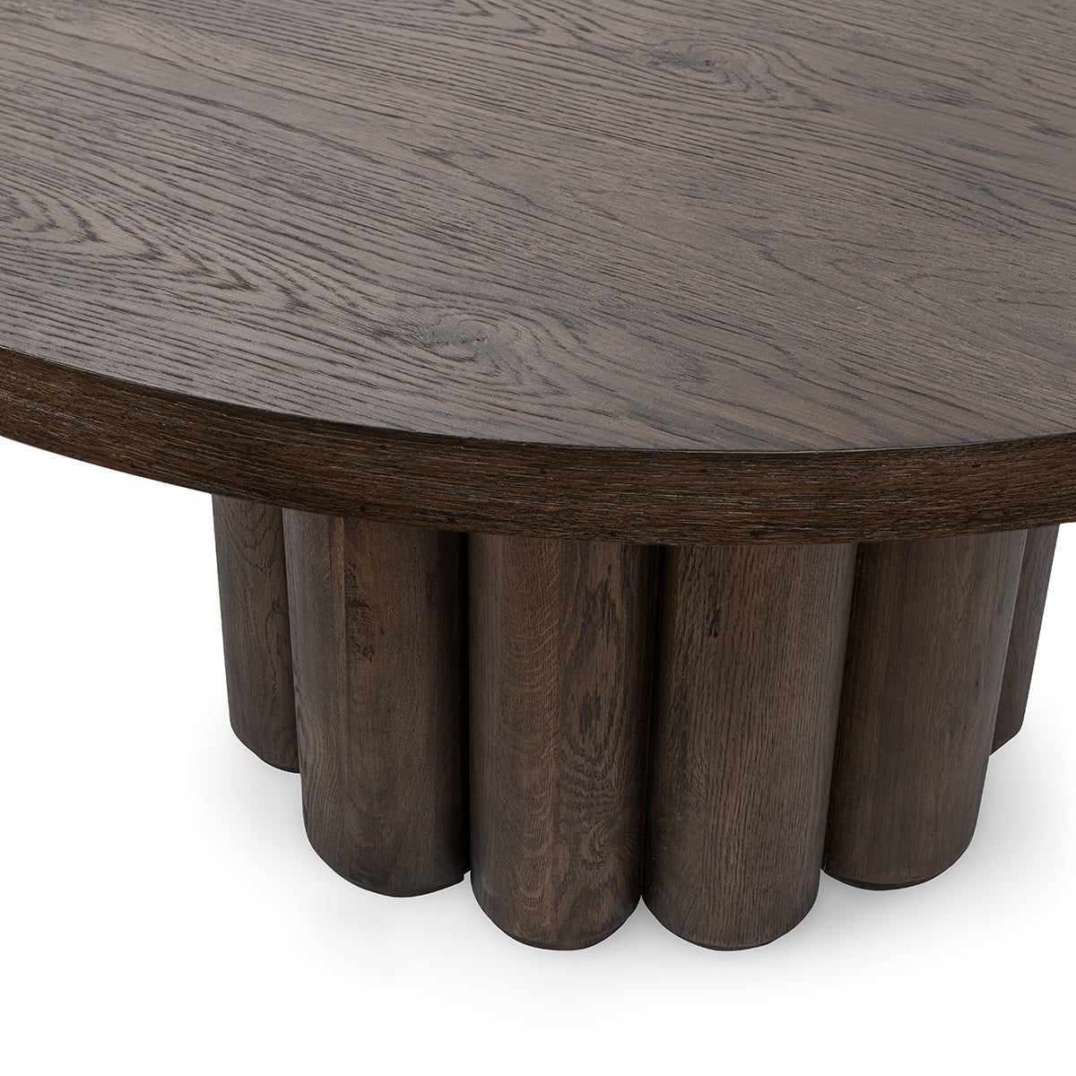Classic Home Tiber Solid Wood Round Dining Table