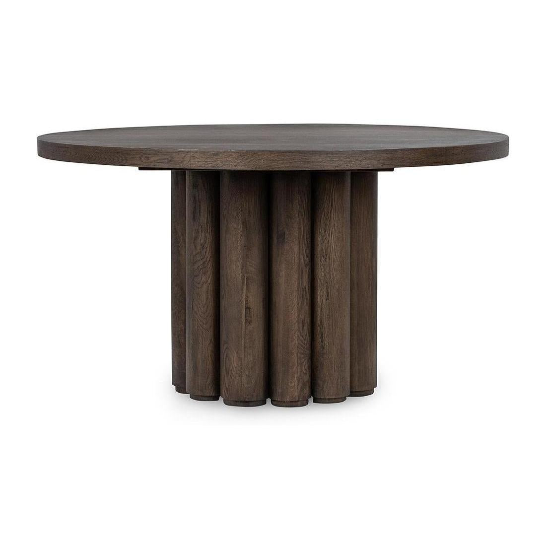 Classic Home Tiber Solid Wood Round Dining Table