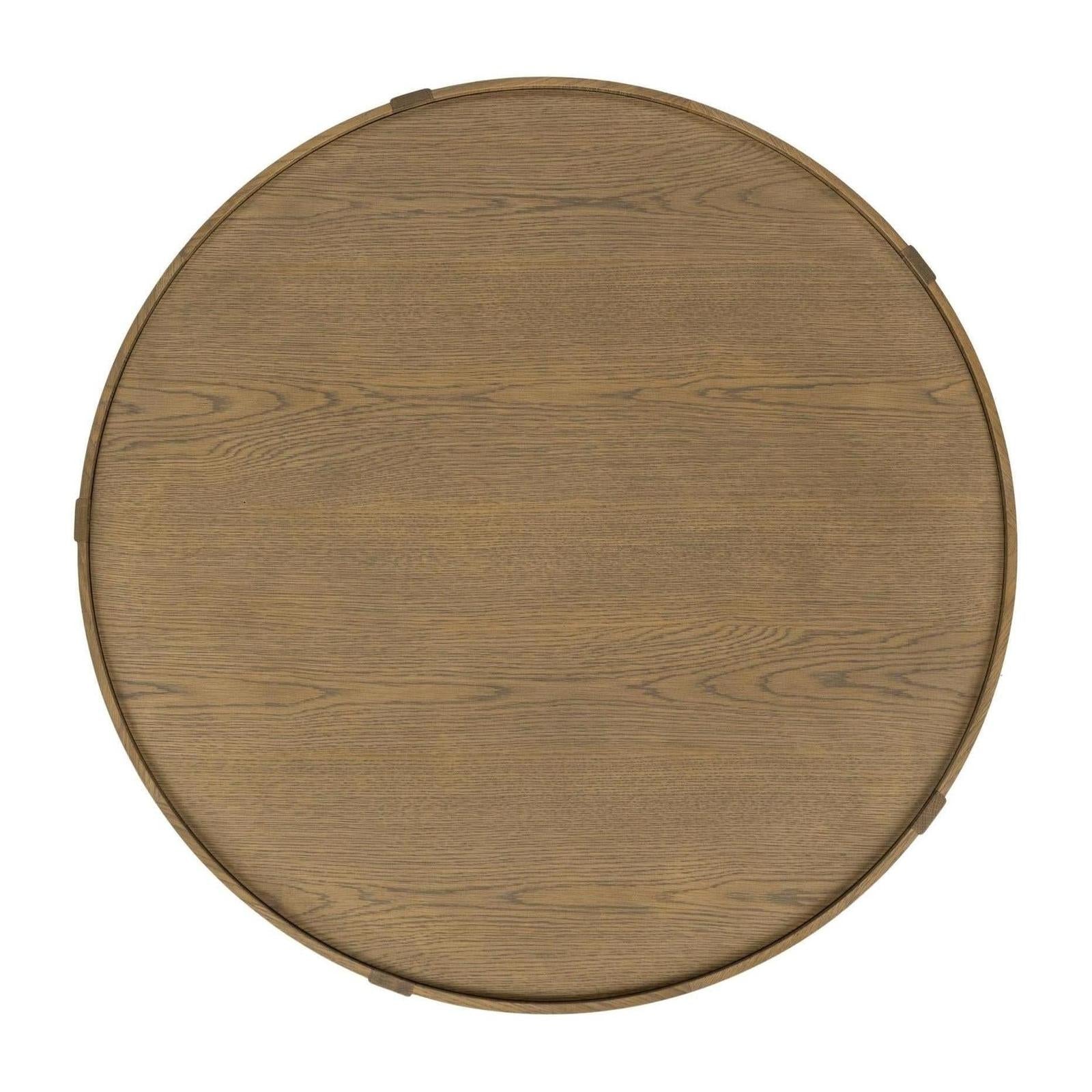 Classic Home Devin Round Coffee Table