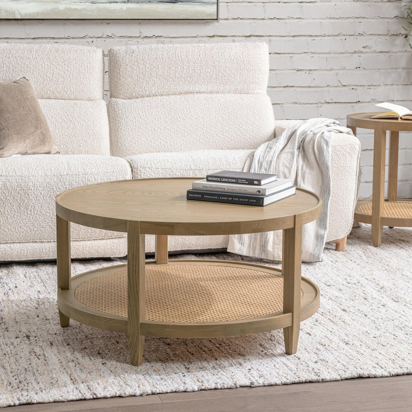 Classic Home Devin Round Coffee Table