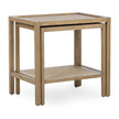Classic Home Devin Solid Wood Nesting Accent Tables