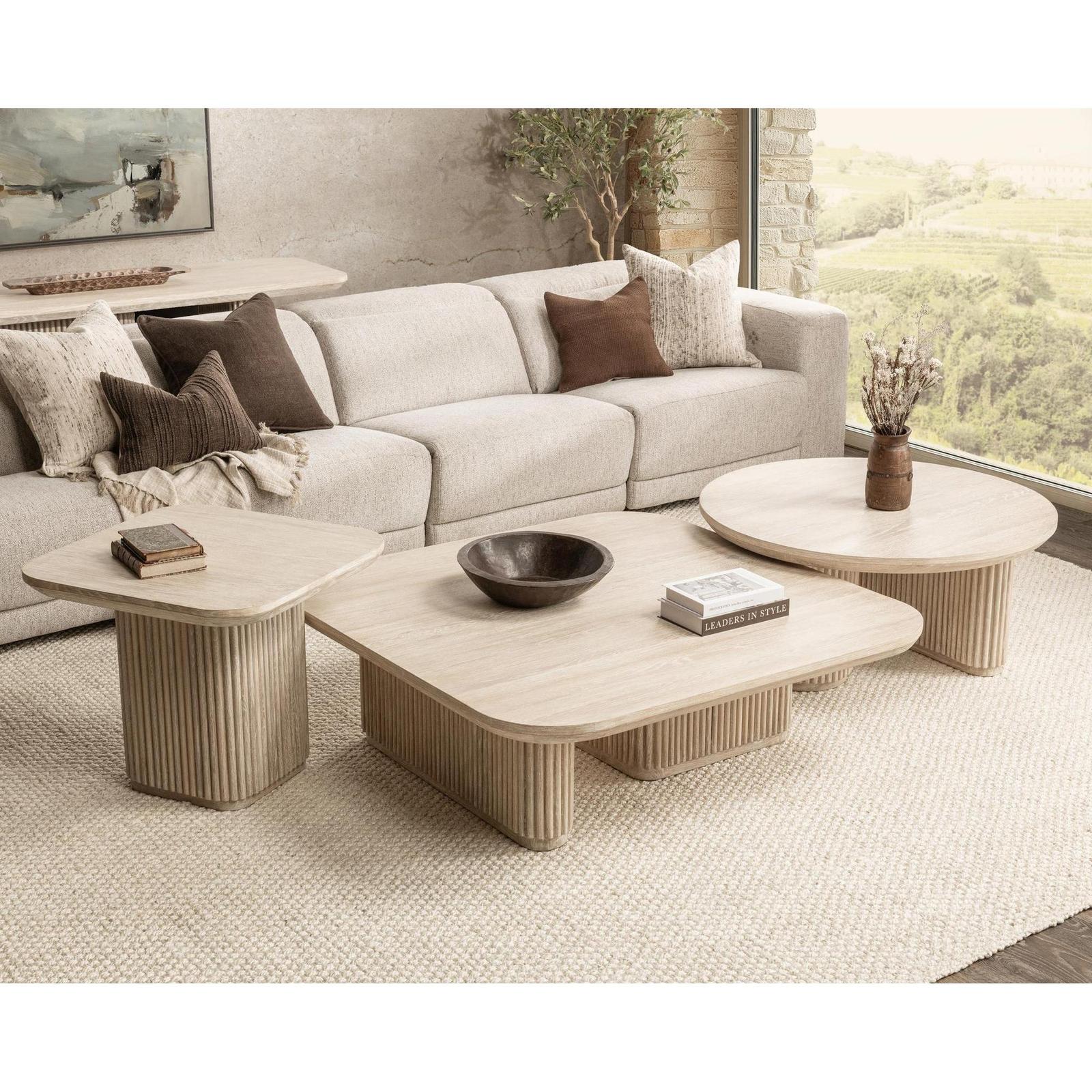 Classic Home Vander Solid Wood Square Coffee Table