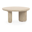 Classic Home Vander Solid Wood Round Coffee Table