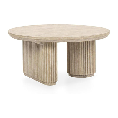 Classic Home Vander Solid Wood Round Coffee Table