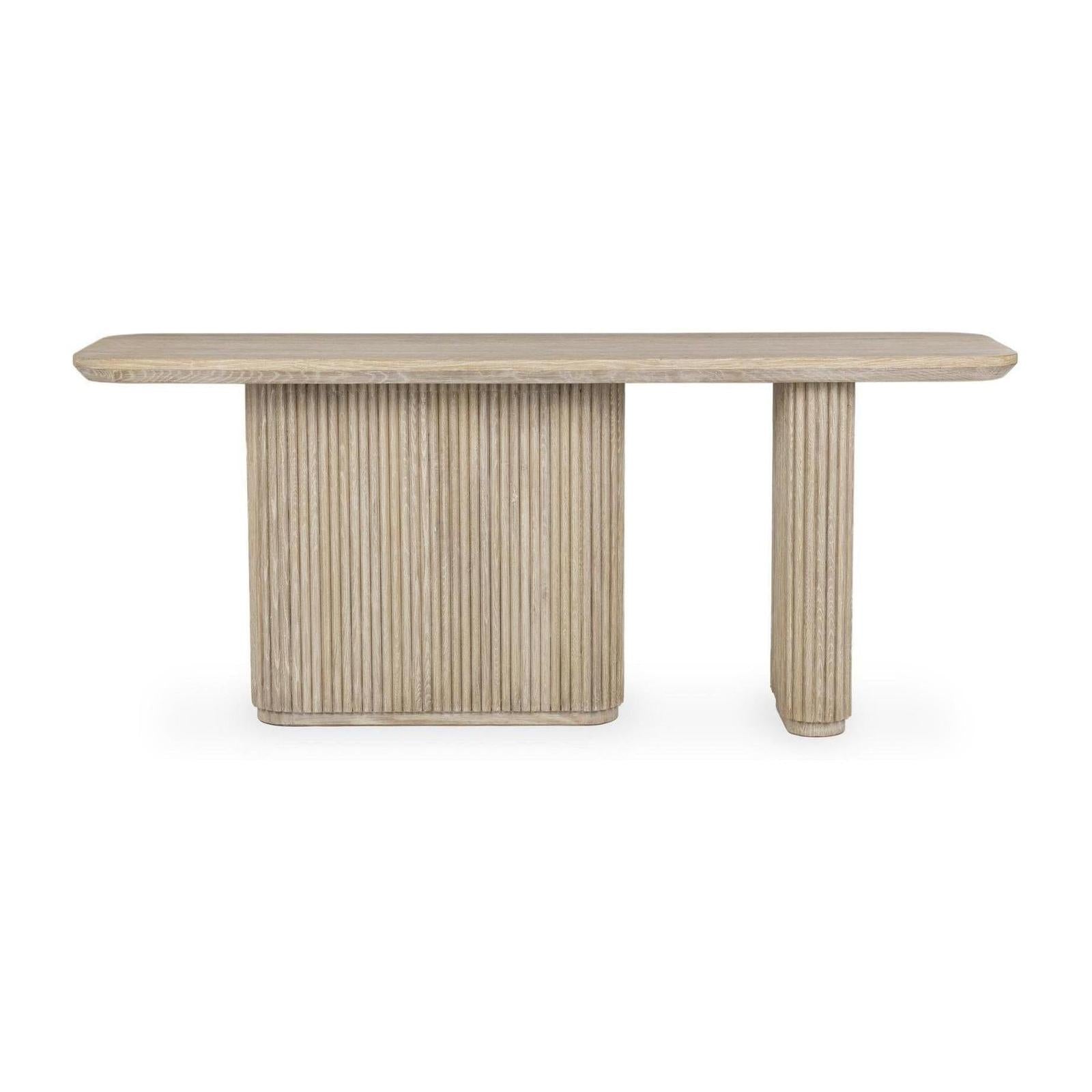 Classic Home Vander Solid Wood Rectangle Console Table