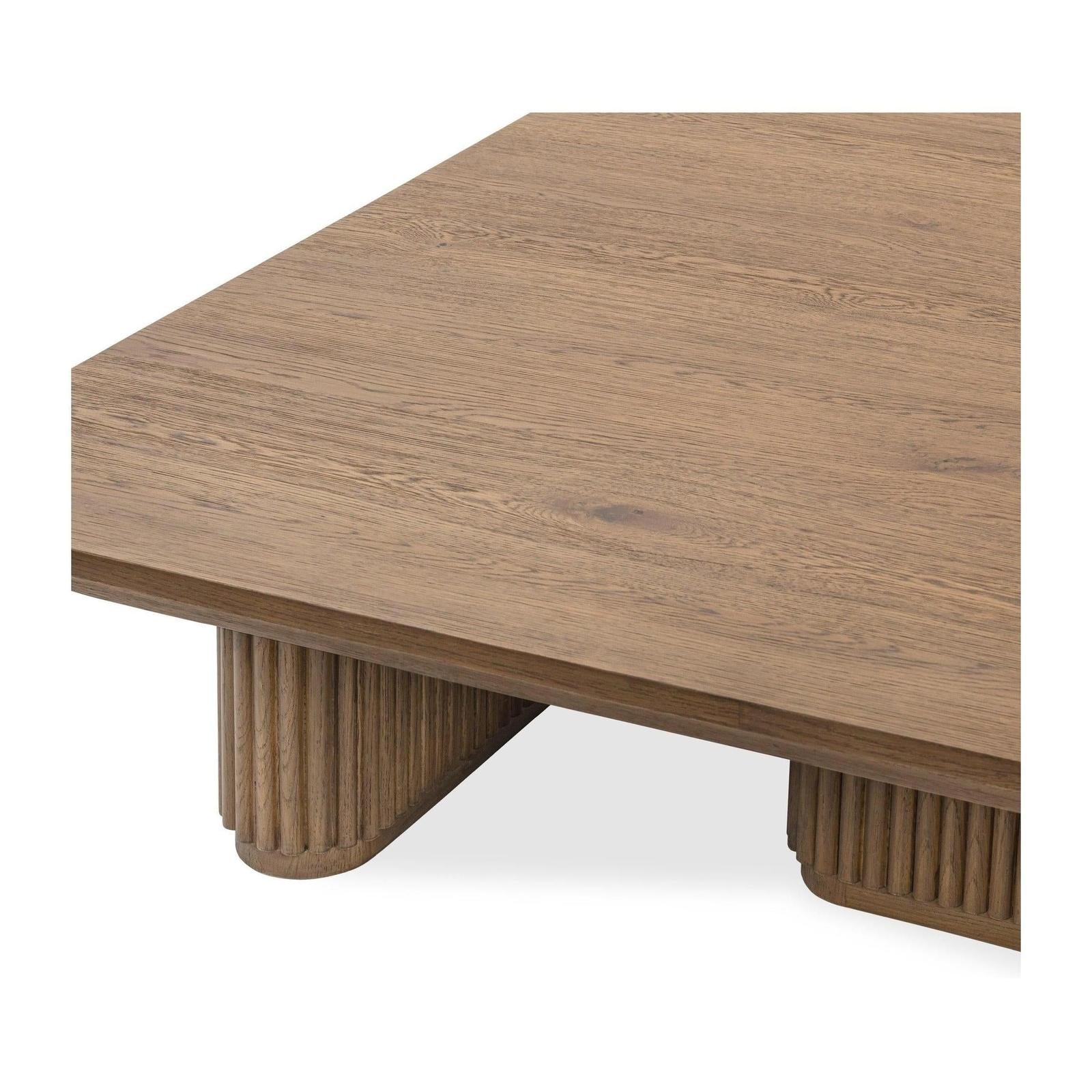 Classic Home Vander Solid Wood Square Coffee Table