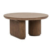 Classic Home Vander Solid Wood Round Coffee Table