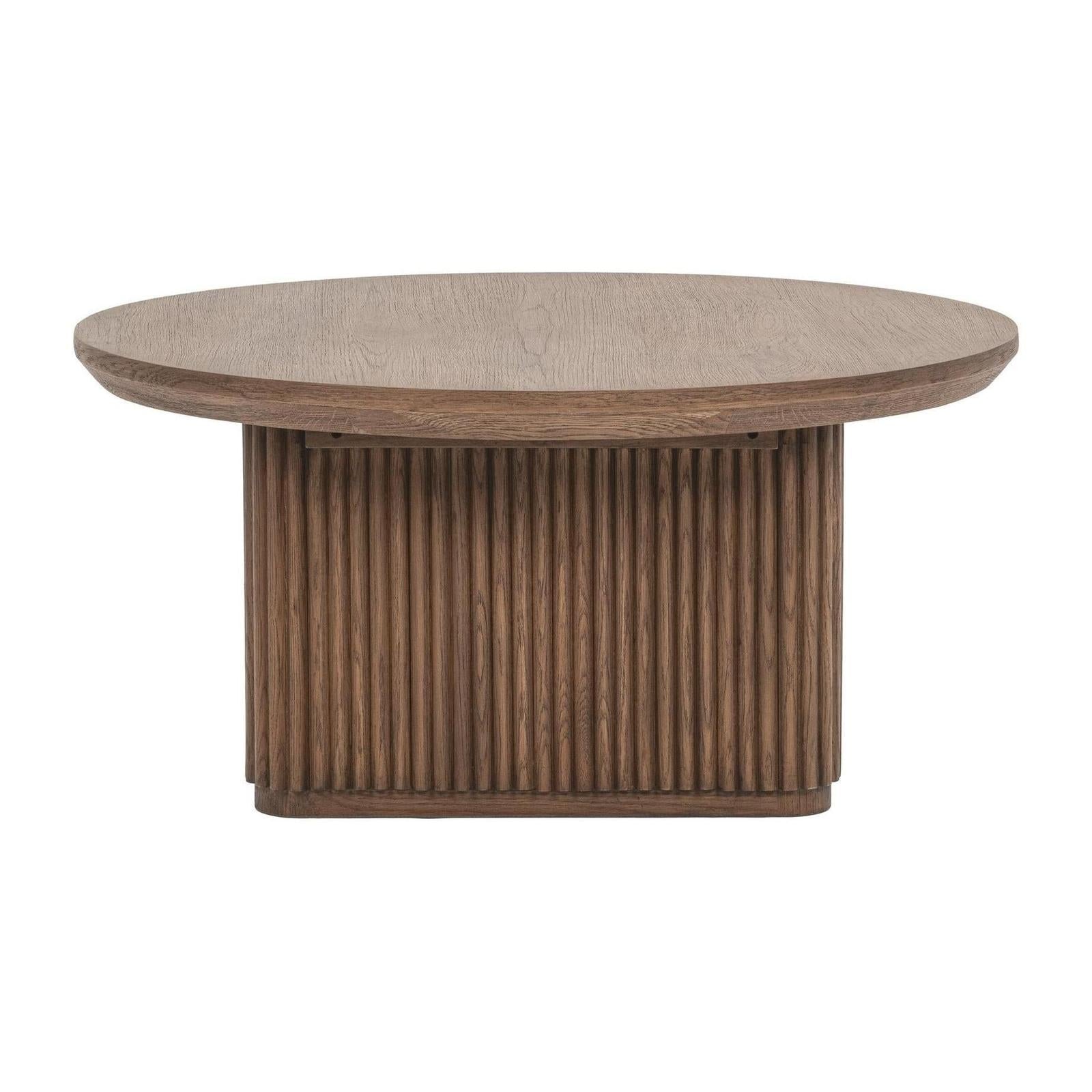 Classic Home Vander Solid Wood Round Coffee Table