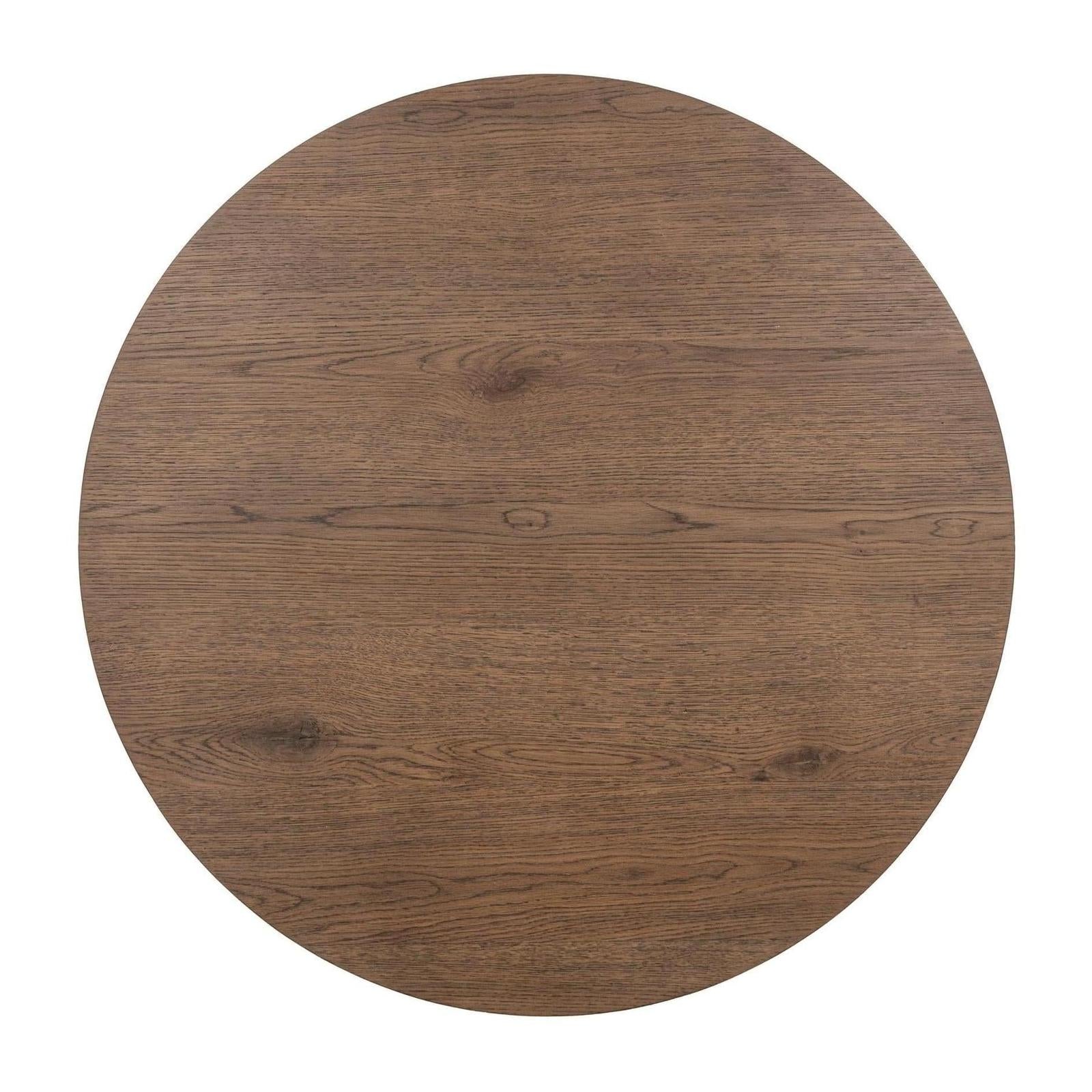 Classic Home Vander Solid Wood Round Coffee Table