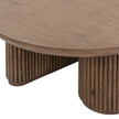 Classic Home Vander Solid Wood Round Coffee Table