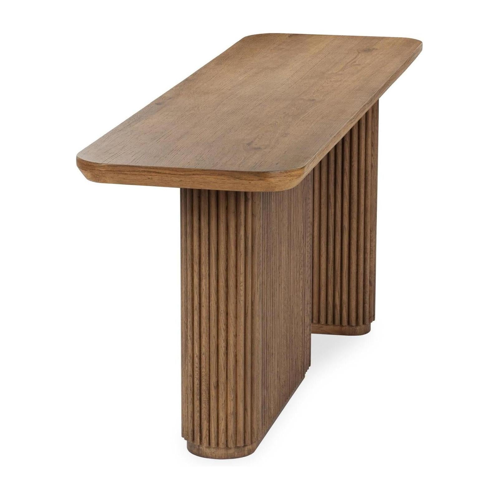 Classic Home Vander Solid Wood Rectangle Console Table