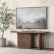 Classic Home Vander Solid Wood Rectangle Console Table