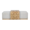 Classic Home Kenan Rectangle Ottoman Coffee Table