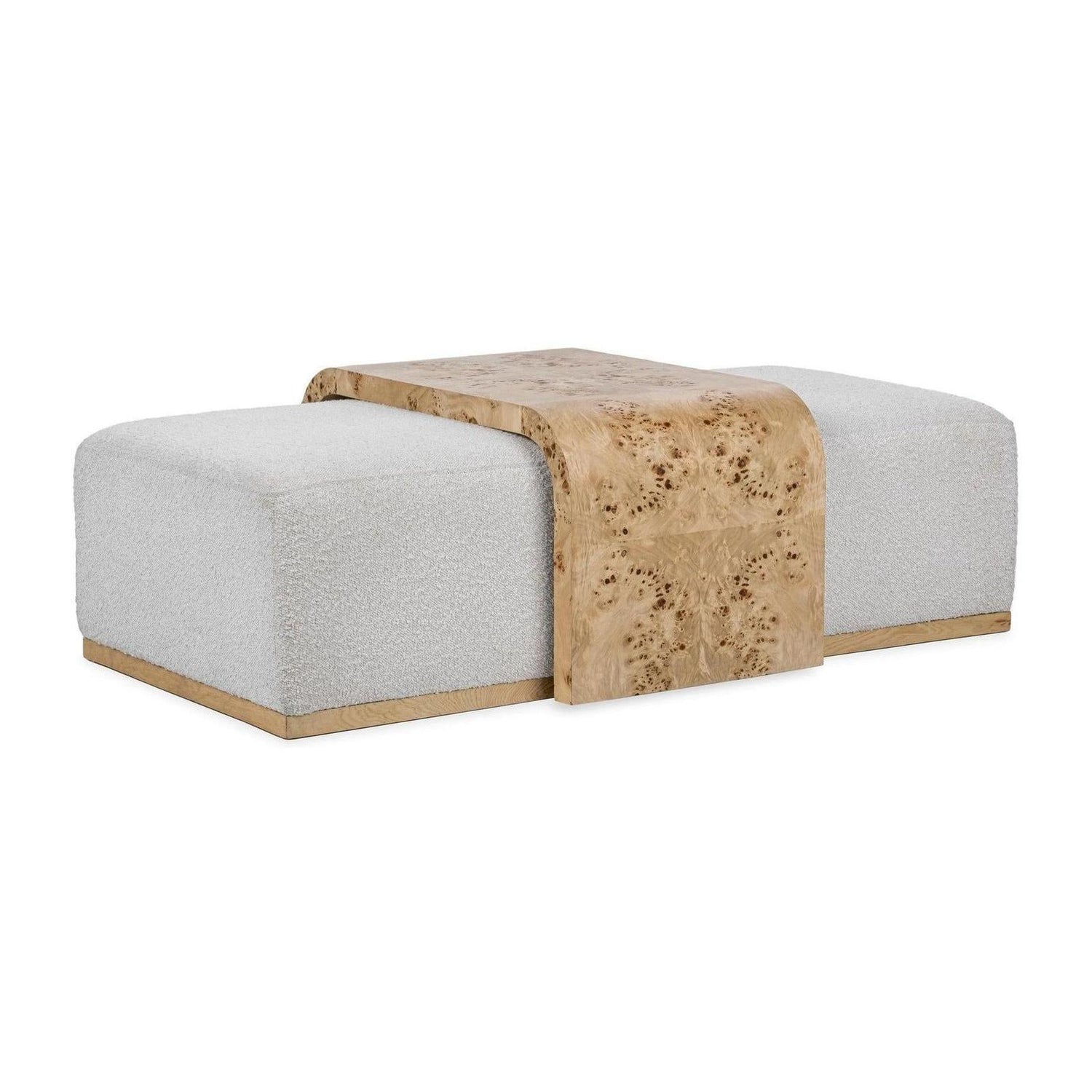 Classic Home Kenan Rectangle Ottoman Coffee Table