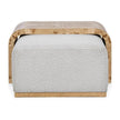 Classic Home Kenan Rectangle Ottoman Coffee Table