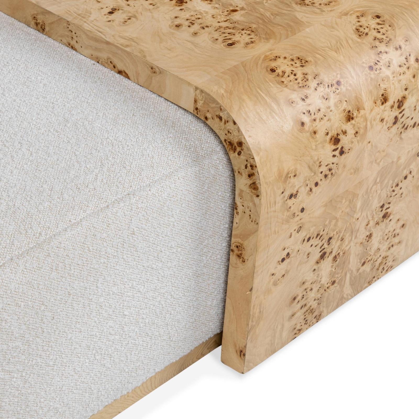 Classic Home Kenan Rectangle Ottoman Coffee Table