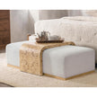 Classic Home Kenan Rectangle Ottoman Coffee Table