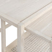 Classic Home Devin Solid Wood Nesting Accent Tables