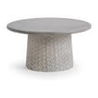 Classic Home Delaine Outdoor Round Coffee Table