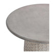 Classic Home Delaine Outdoor Round Coffee Table