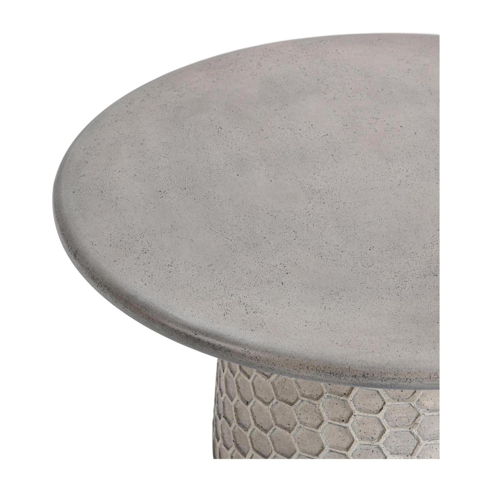 Classic Home Delaine Outdoor Round Coffee Table