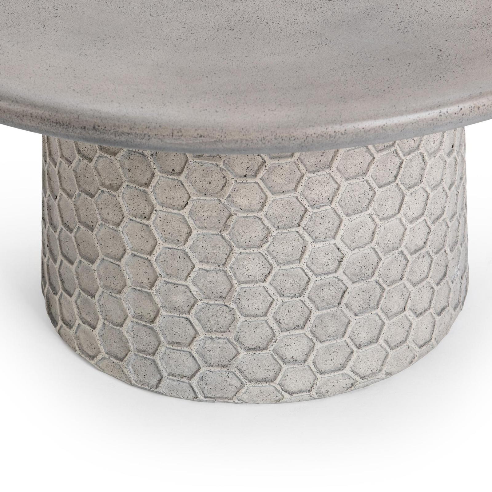 Classic Home Delaine Outdoor Round Coffee Table