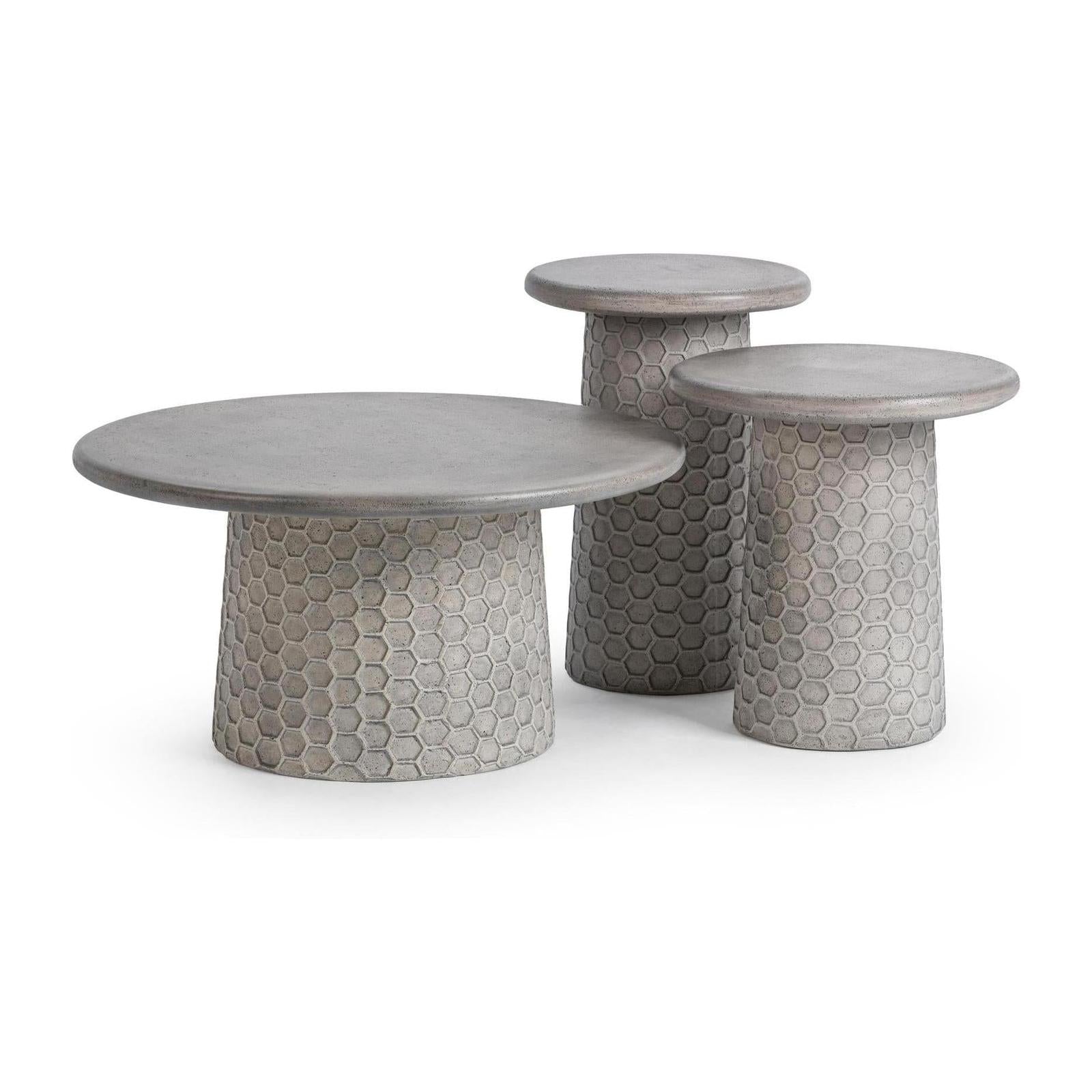 Classic Home Delaine Outdoor Round Coffee Table