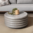 Classic Home Reva Outdoor Round Coffee Table Clearance