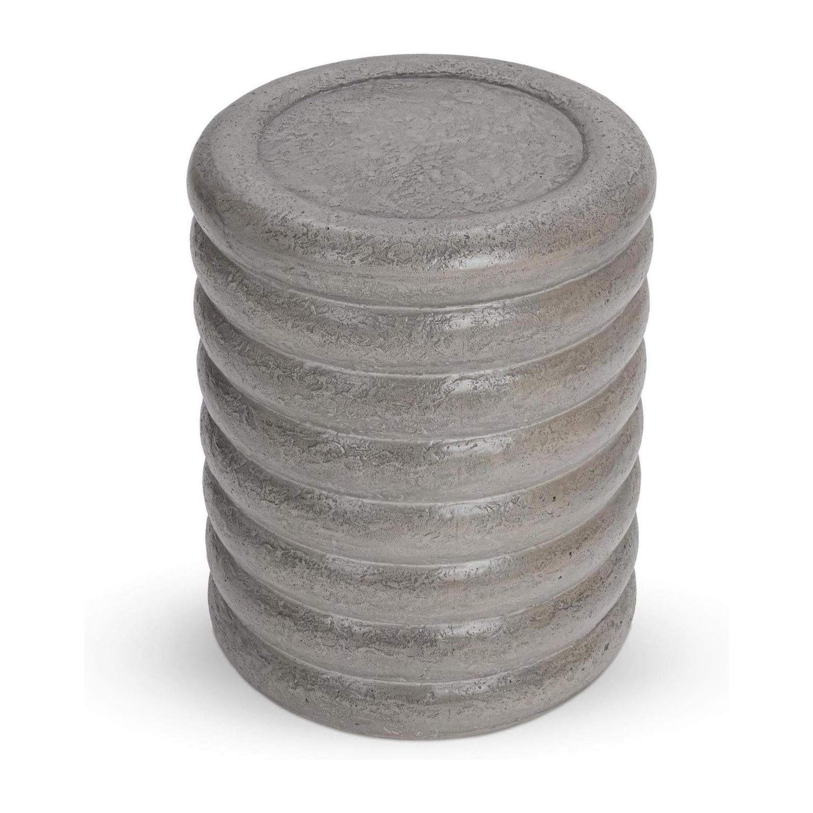 Classic Home Reva Outdoor Round End Table Clearance
