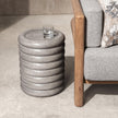 Classic Home Reva Outdoor Round End Table Clearance