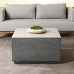 Classic Home Marwin Outdoor Square Coffee Table Dark Gray