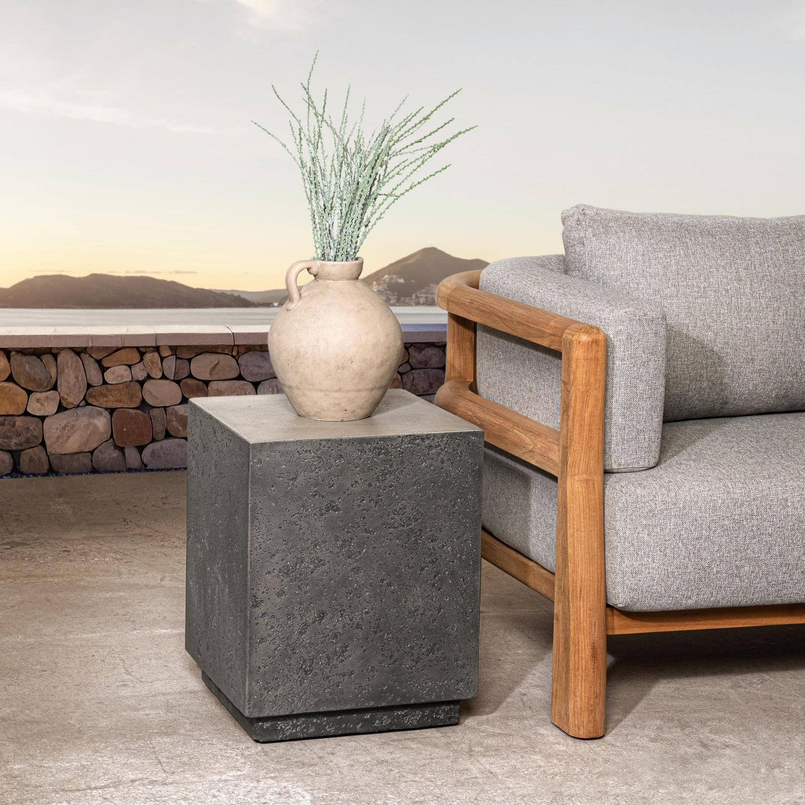 Classic Home Marwin Outdoor Square End Table