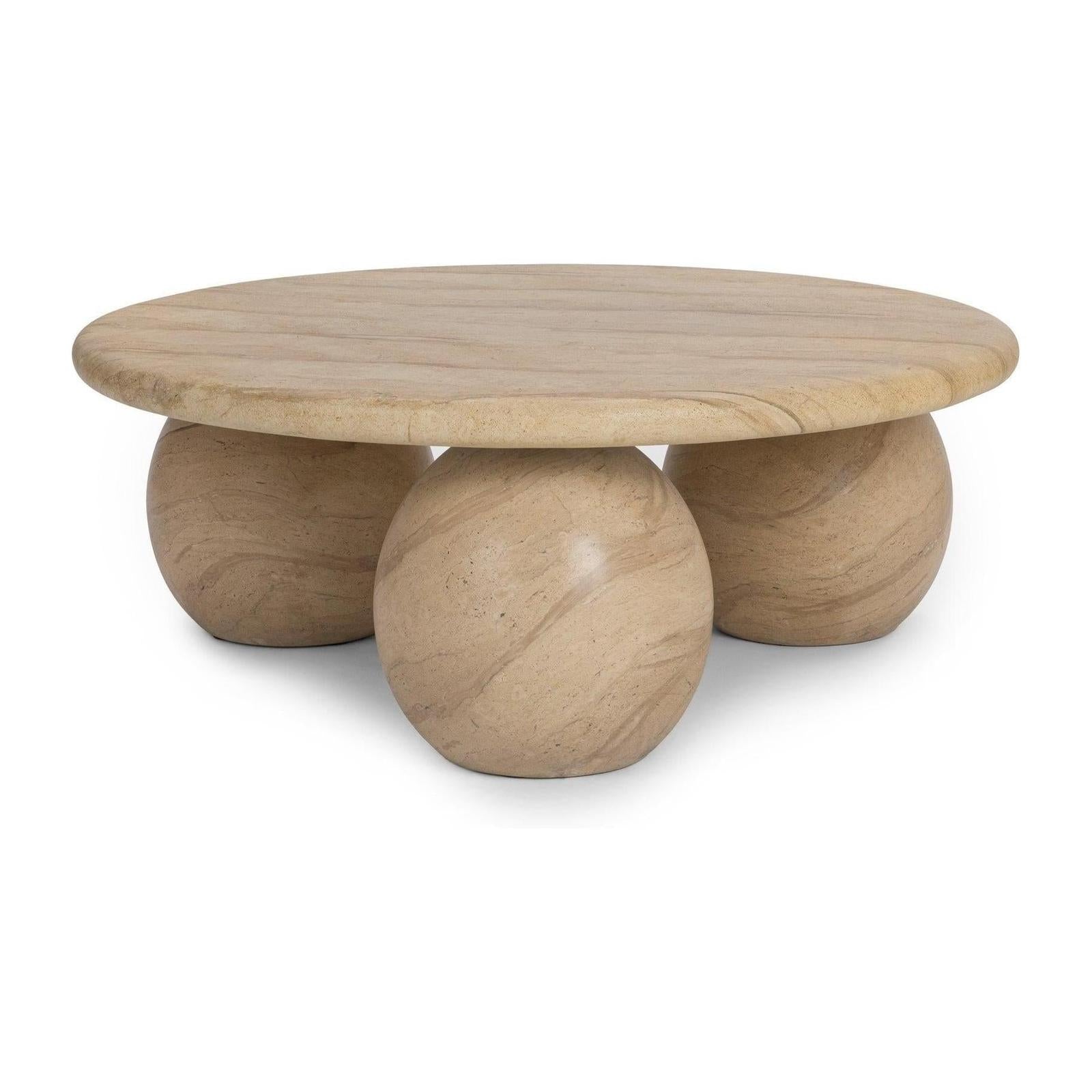 Classic Home Elaria Outdoor Round Coffee Table