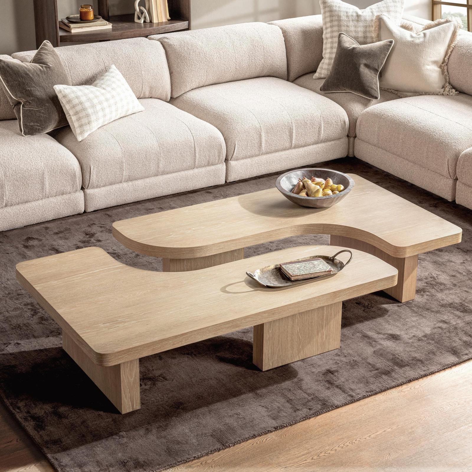 Classic Home Melina 2 Piece Coffee Table