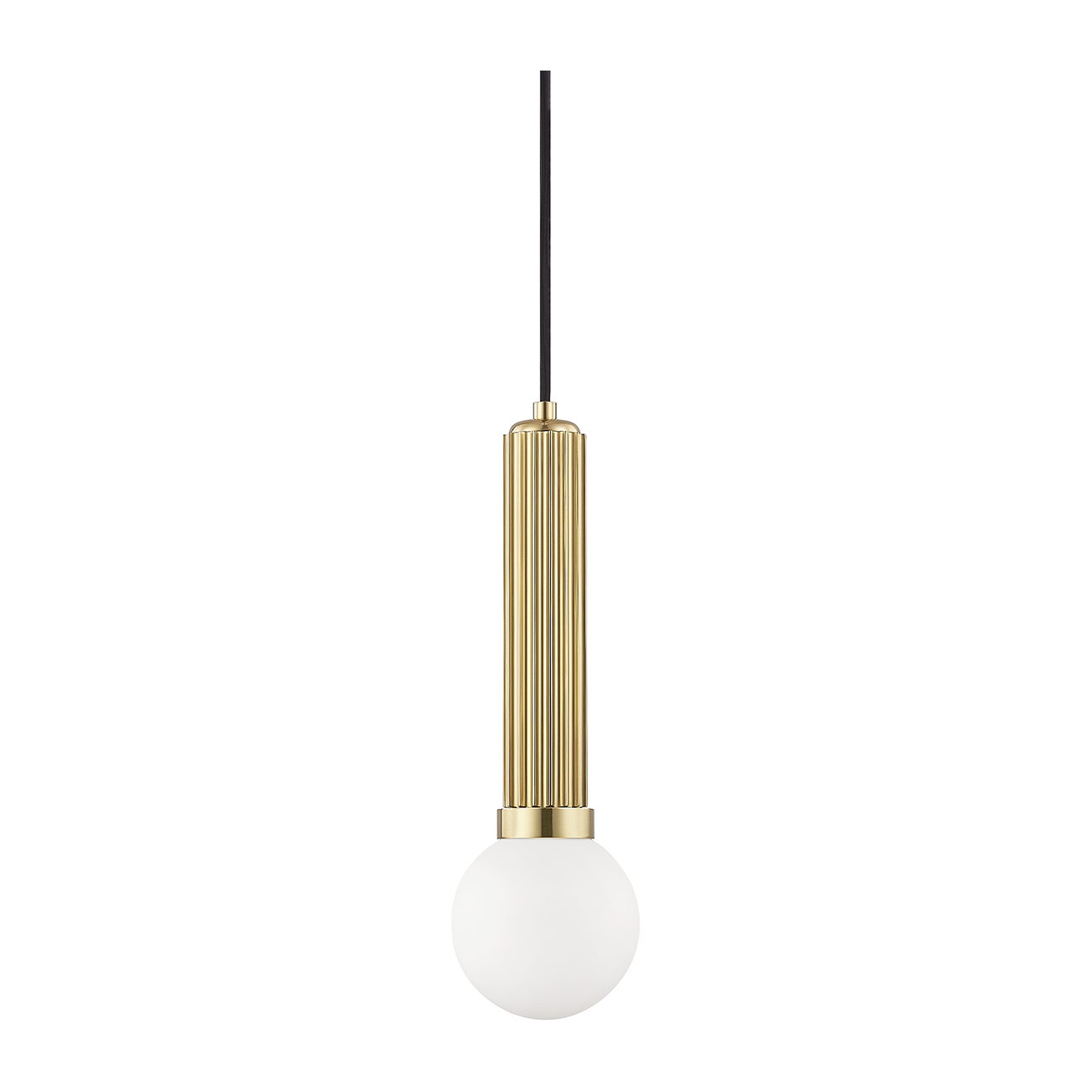 Hudson Valley Lighting Reade 1 Light 5 inch Aged Brass Pendant Ceiling Light