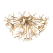 Corbett Corfu 4 Light Ivory Coco Semi Flush Ceiling Light