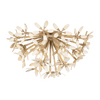 Corbett Corfu 4 Light Ivory Coco Semi Flush Ceiling Light