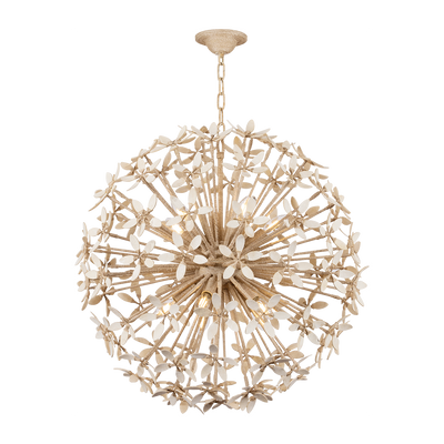 Corbett Corfu 10 Light Ivory Coco Chandelier Ceiling Light