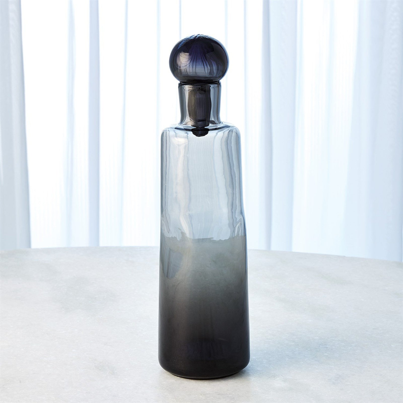 Global Views Grey Pinched Decanter