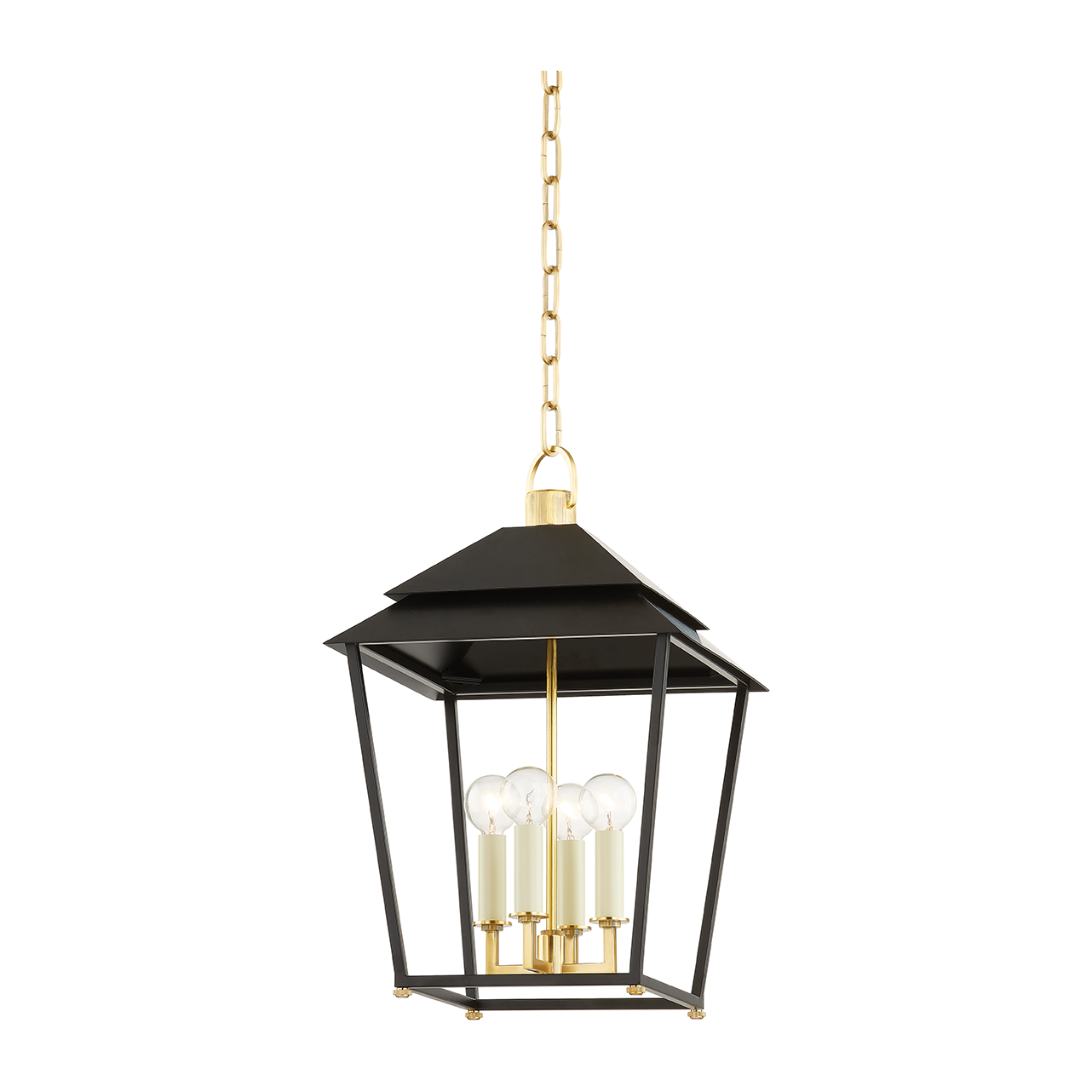 Hudson Valley Lighting Natick 4 Light 12.5 inch Lantern Ceiling Light