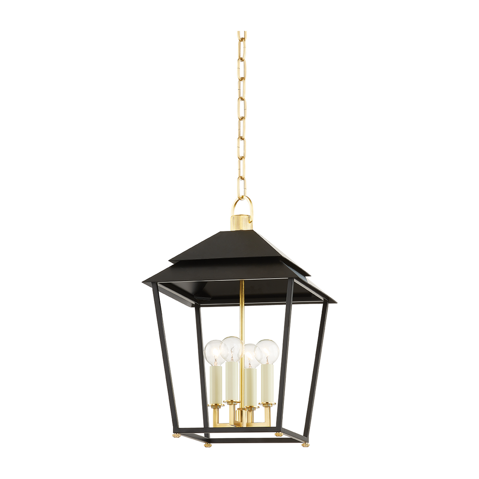 Hudson Valley Lighting Natick 4 Light 12.5 inch Lantern Ceiling Light