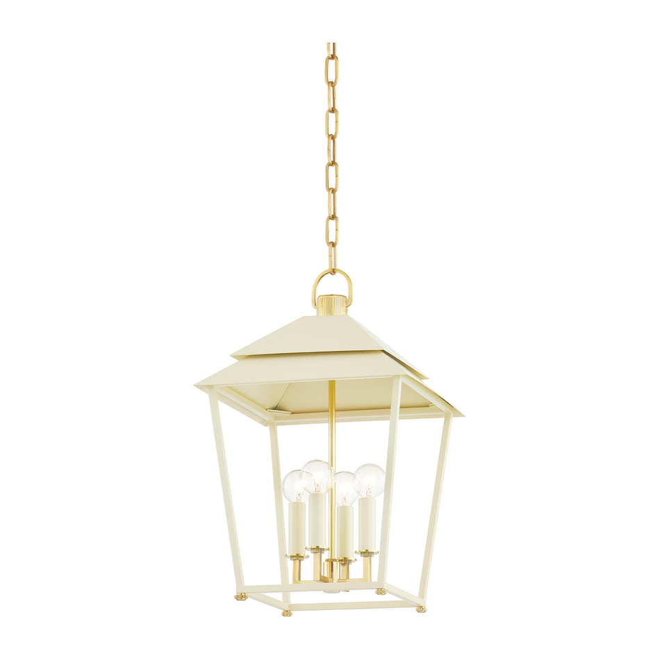Hudson Valley Lighting Natick 4 Light 12.5 inch Lantern Ceiling Light