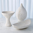Global Views White Plaster Modernist Vase Clearance