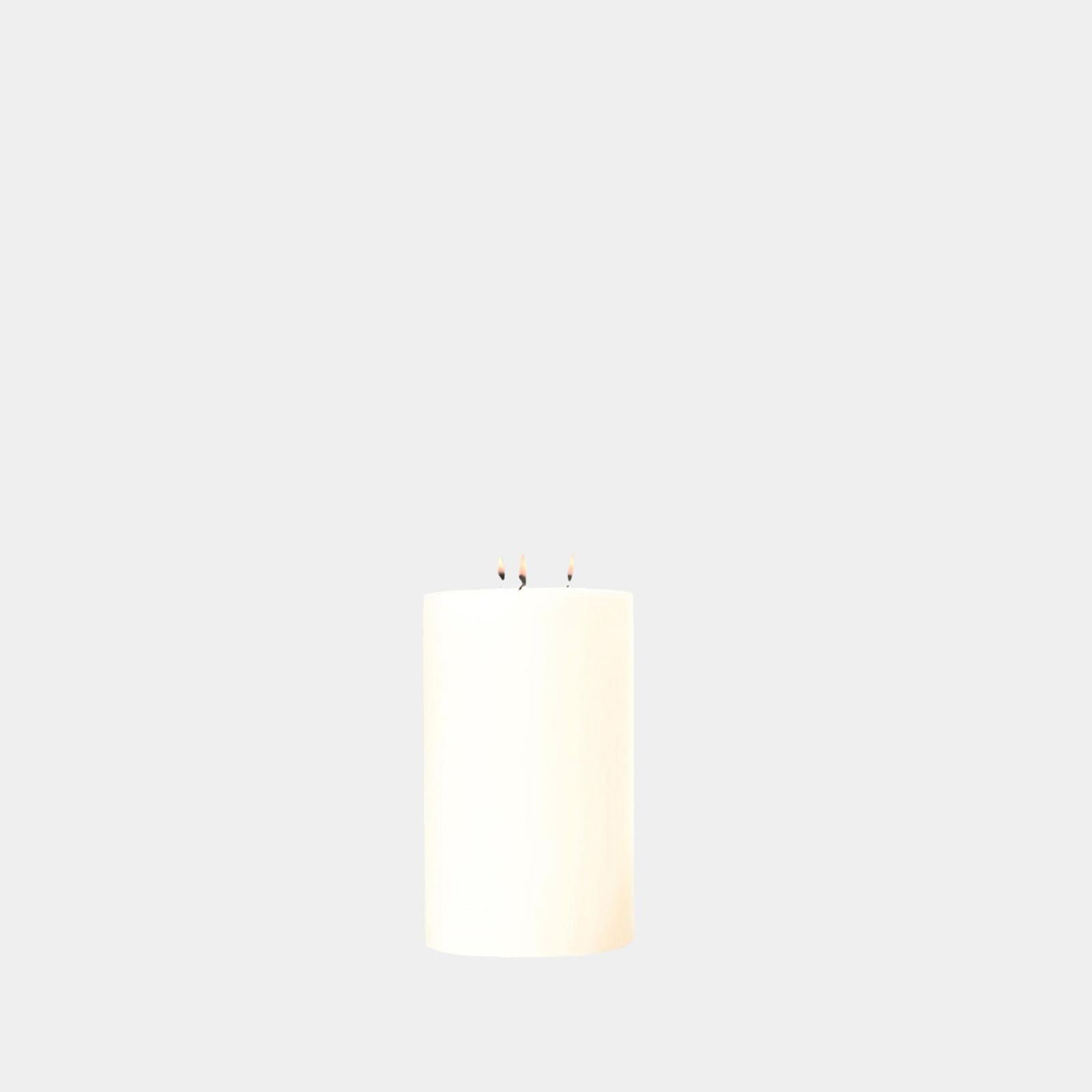 Global Views Unscented Wick Pillar Candle